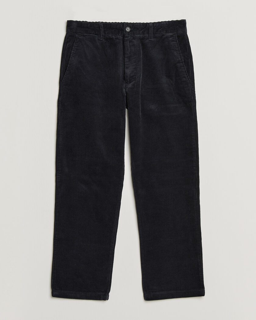 NN07 Aden Regular Fit Corduroy Chinos Deep Navy – Blau
