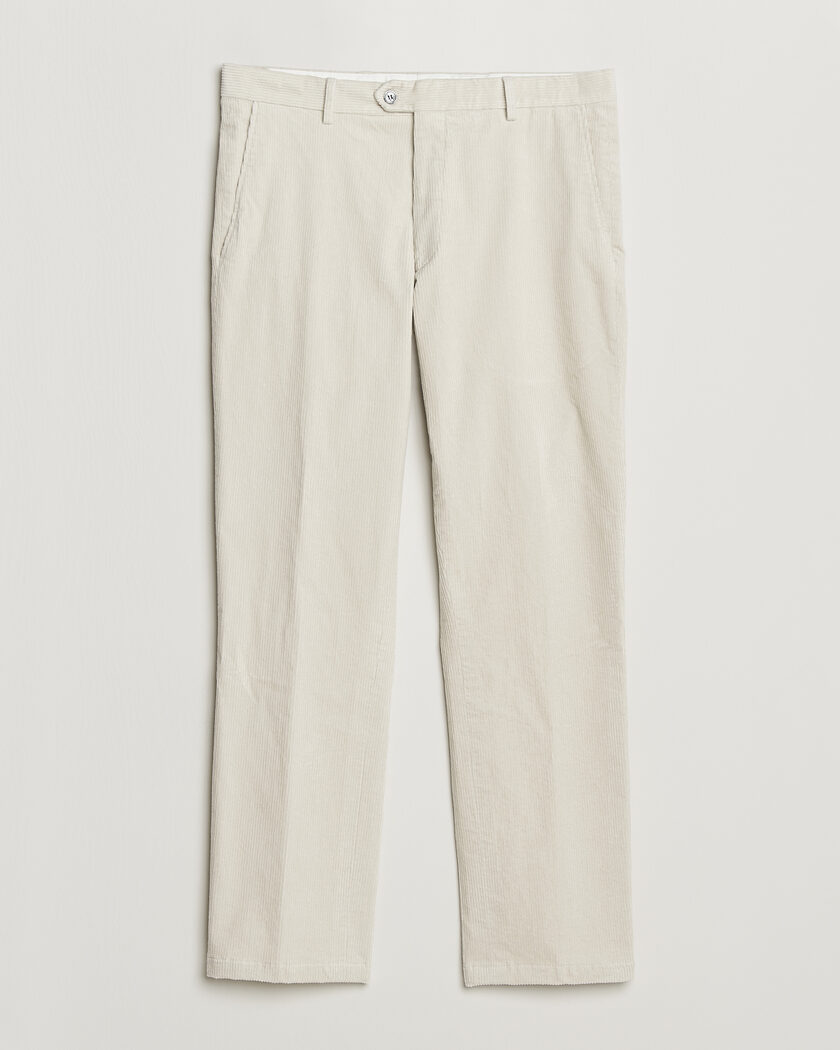 Oscar Jacobson Dandy Corduroy Trousers White – Weiß