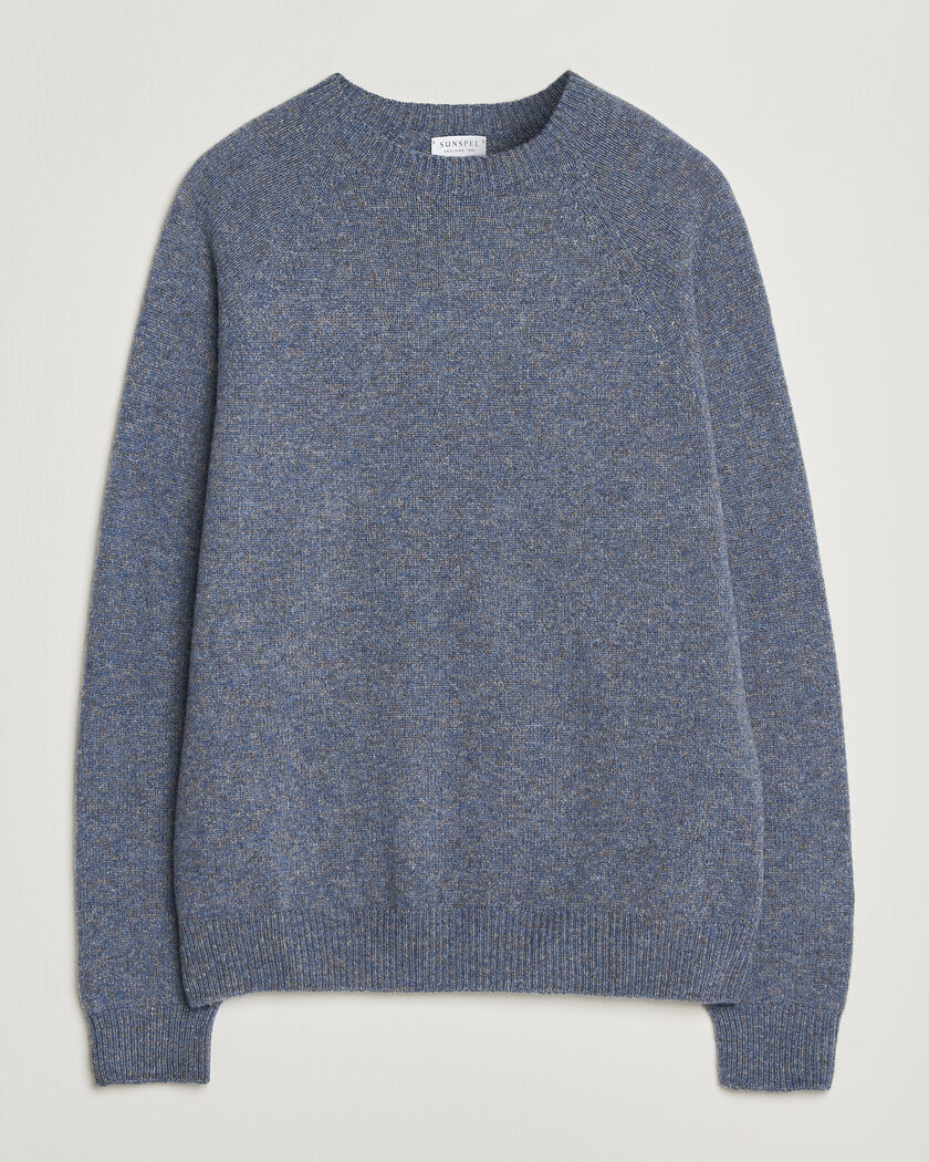 NN07 Lee Wool Knitted Sweater Navy Blue bei Care of Carl