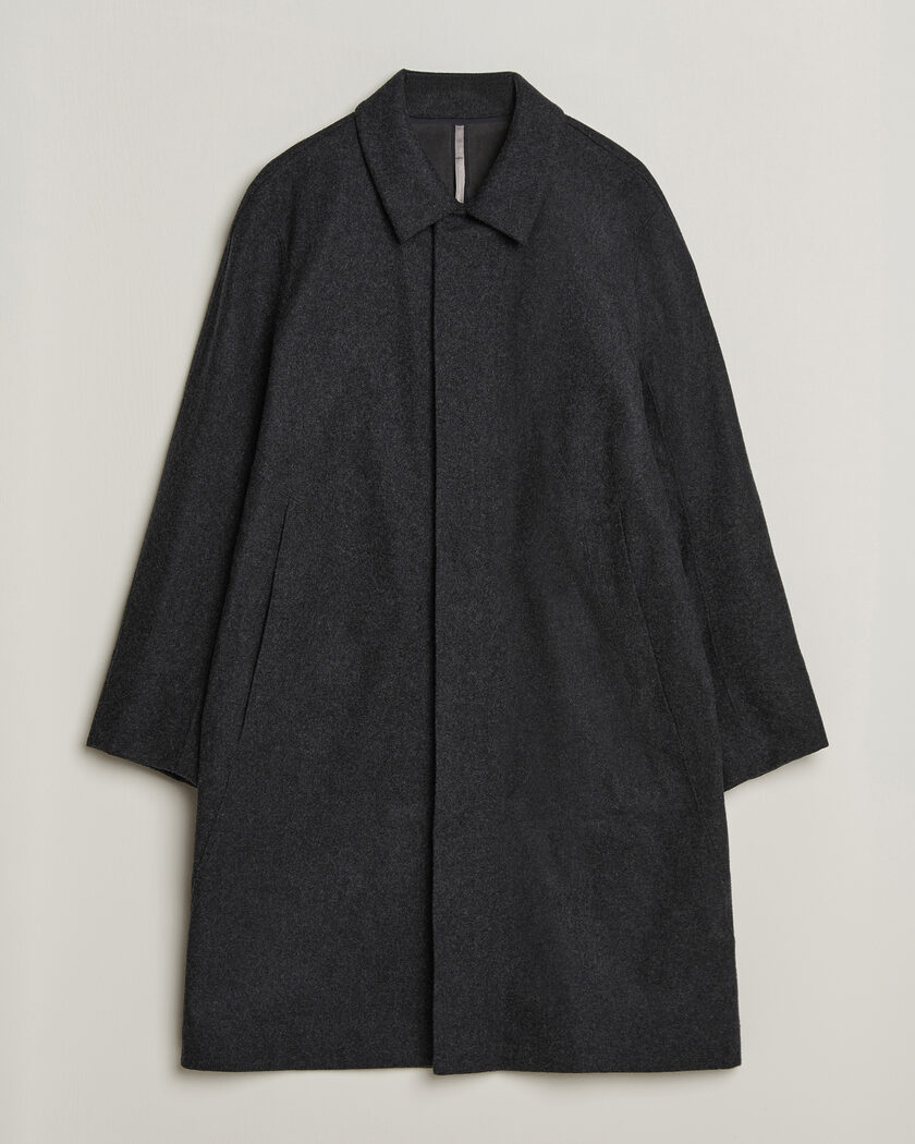 Arc'teryx Veilance Alar Wool Coat Black – Schwarz