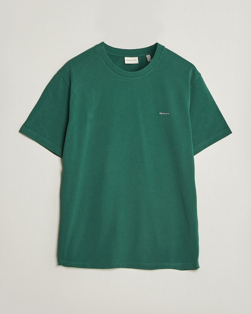 Gant Tournament Crew Neck T-Shirt Green – Grün