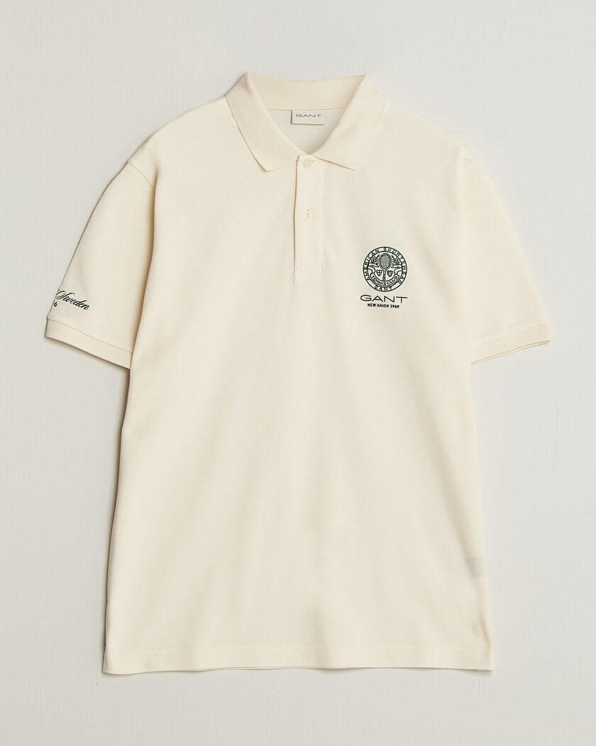 Gant Tournament Pique Cream – Weiß