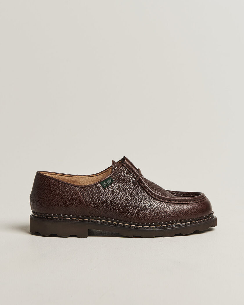  Paraboot Michael Derby Ebony Grain – Braun