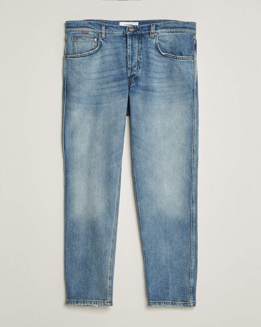 Lardini Cotton Denim Blue – Blau