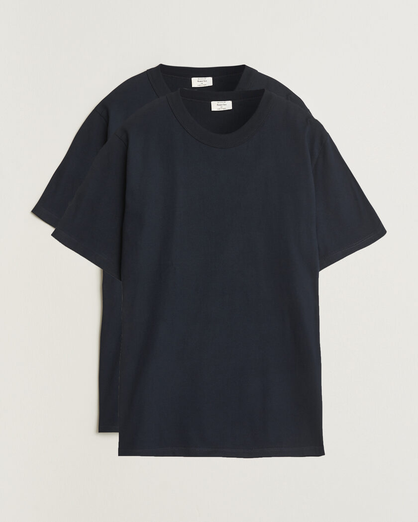 Armor Lux for Care of Carl Armor-lux 2-Pack Heritage Callac T-Shirt Rich Navy – Blau