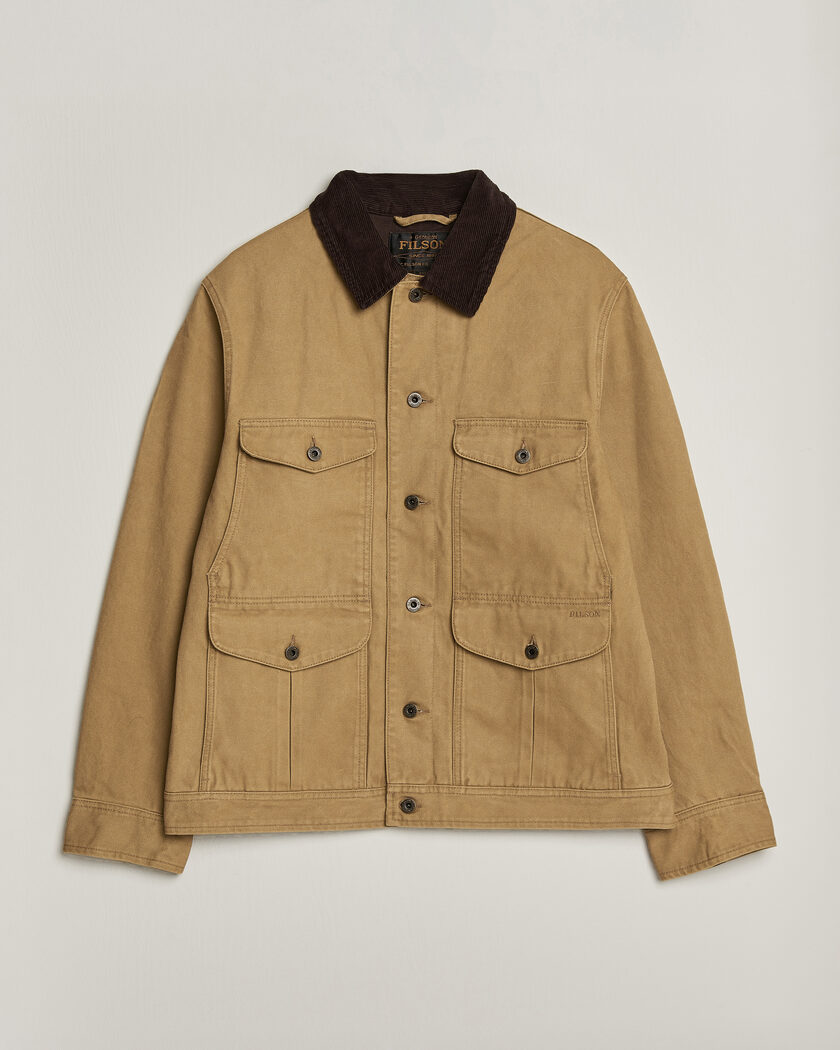 Filson Rustic Canvas Journeyman Canvas Jacket Antique Bronze – Beige
