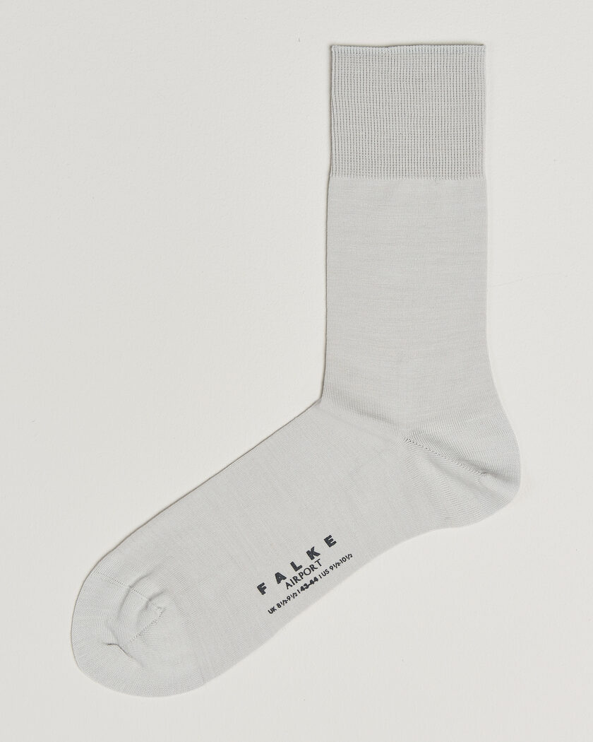 Falke Airport Socks Silver – Grau