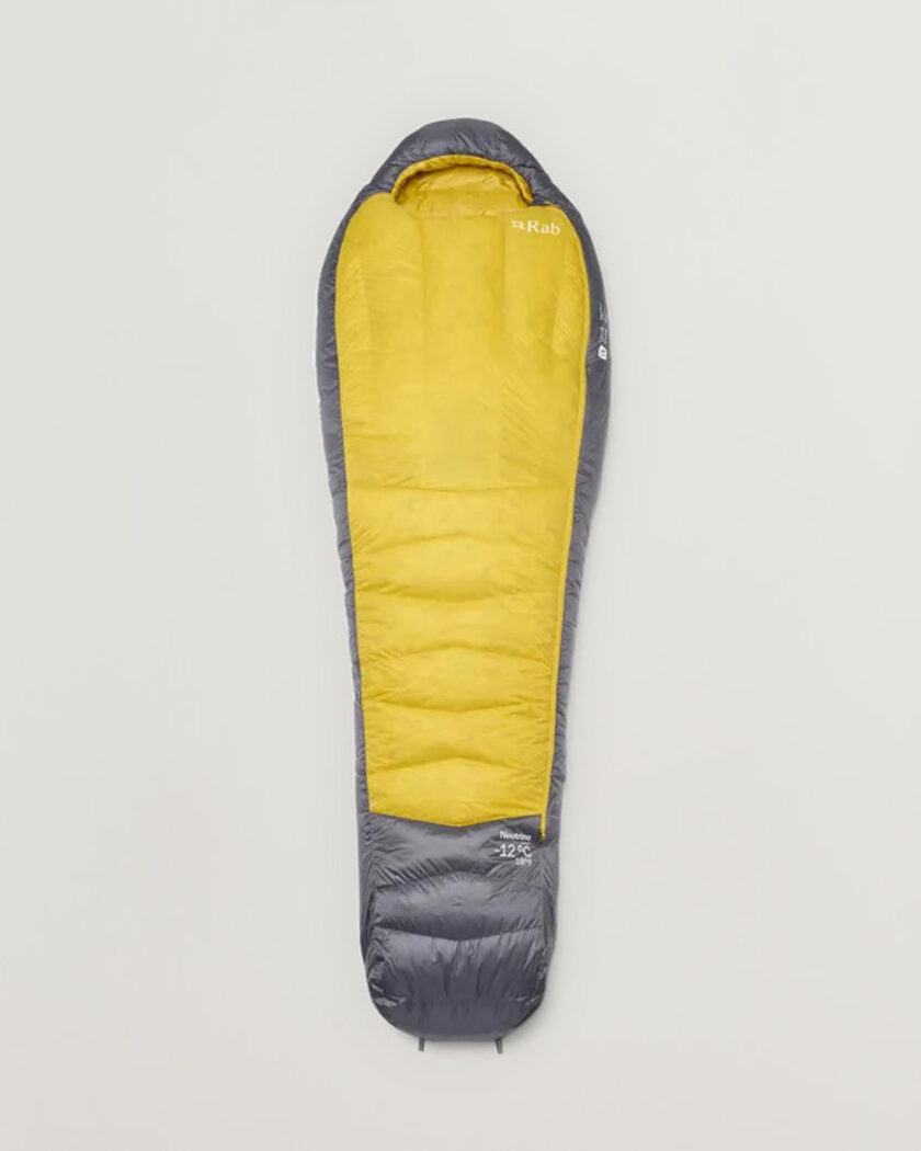 Rab Neutrino -12C Sleeping Bag Regular Graphene/Dark Pollen – Mehrfarbig
