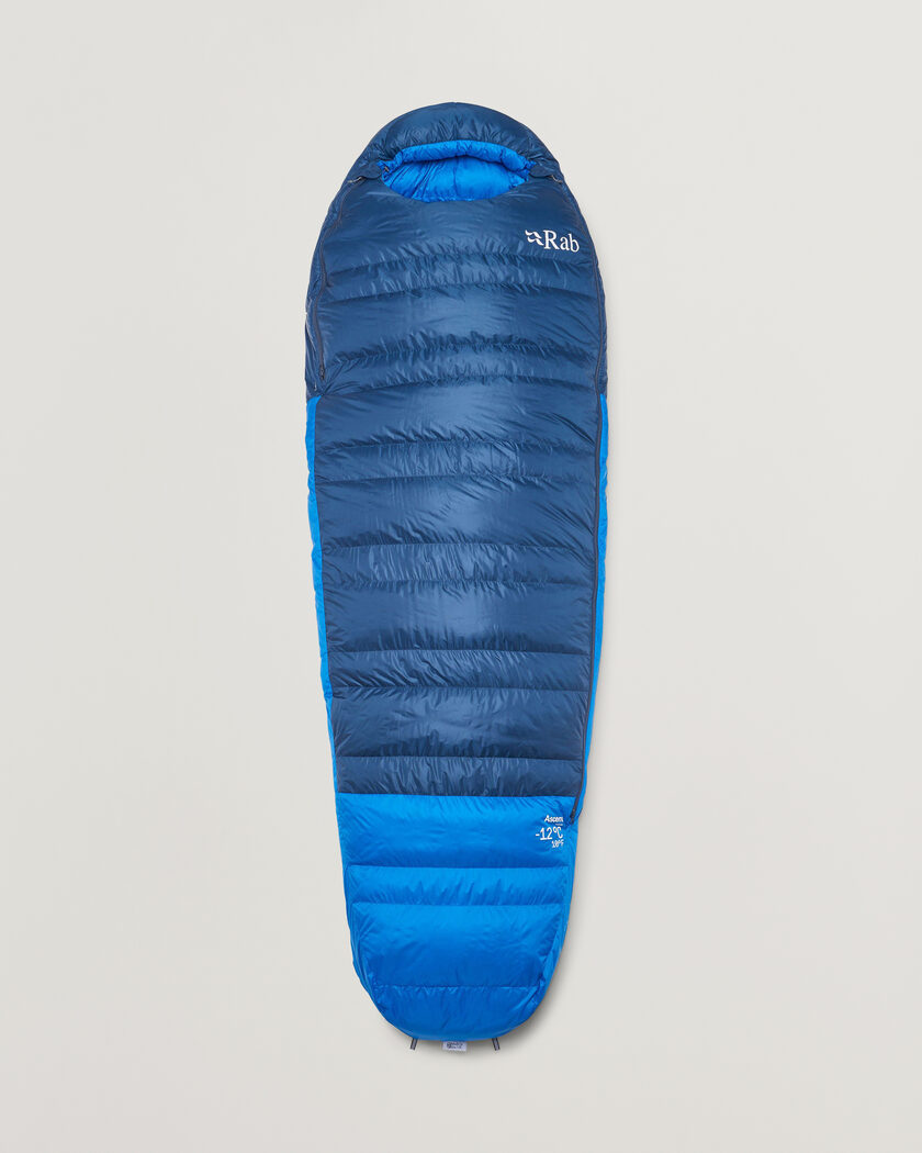 Rab Ascent -12 Sleeping Bag Regular Tempest Blue/Maya Blue – Blau