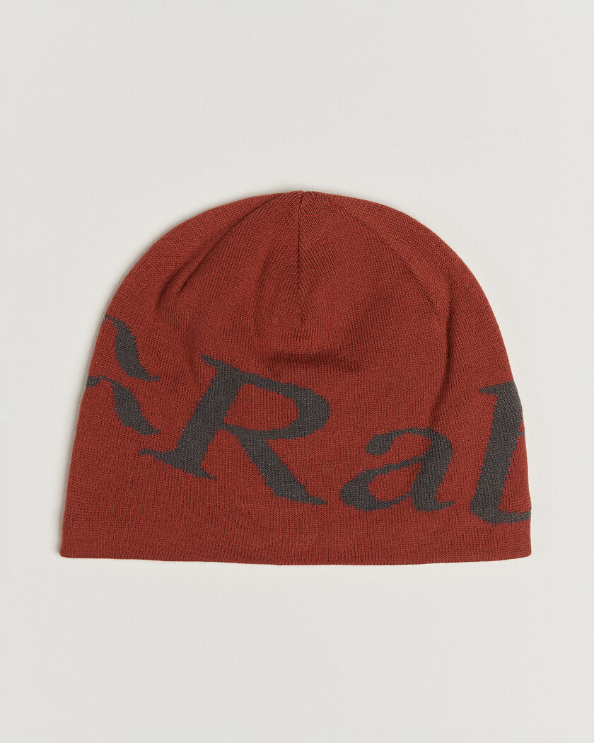 Rab Logo Beanie Tuscan Red/Graphene – Rot