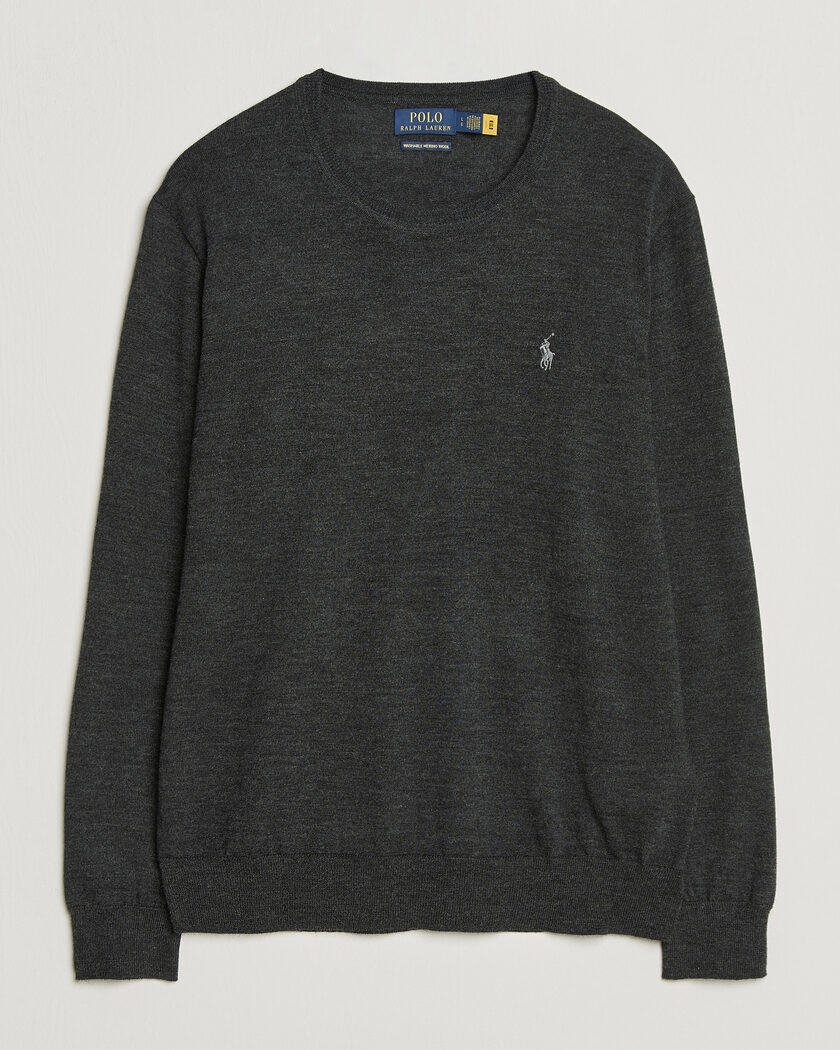 Polo Ralph Lauren Long Sleeve Pullover Dark Granite – Grau