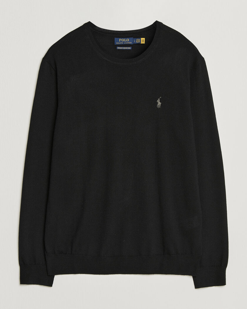 Polo Ralph Lauren Long Sleeve Pullover Polo Black – Schwarz