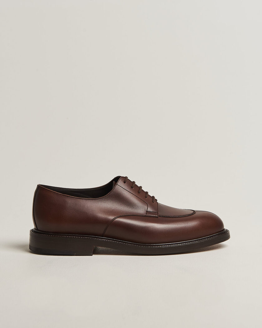 J.M. Weston Half Hunt Derby Coffee Brown Calf – Braun