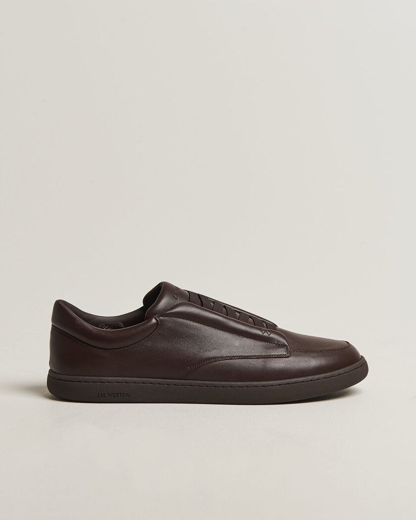 J.M. Weston Dress Sneaker Black Nappa – Schwarz
