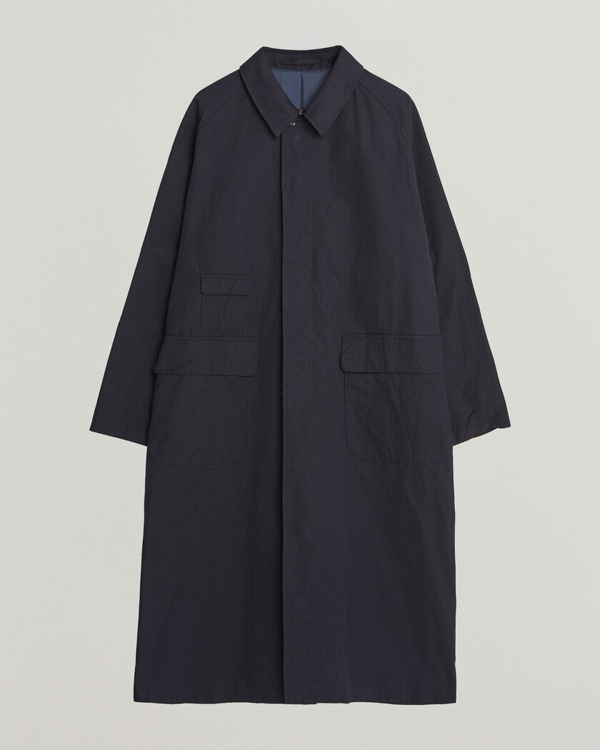 BEAMS PLUS Oxford Over Coat Navy – Blau