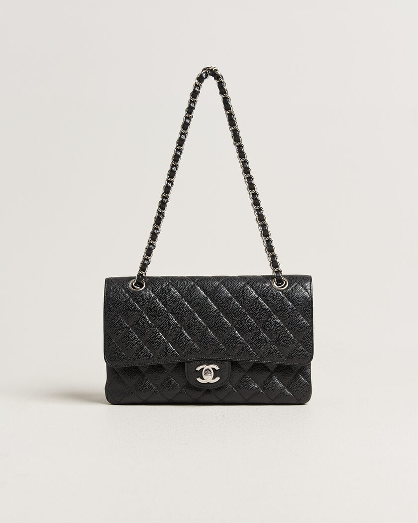 Chanel Pre-Owned Classic Medium Single Flap Bag Caviar Black – Schwarz