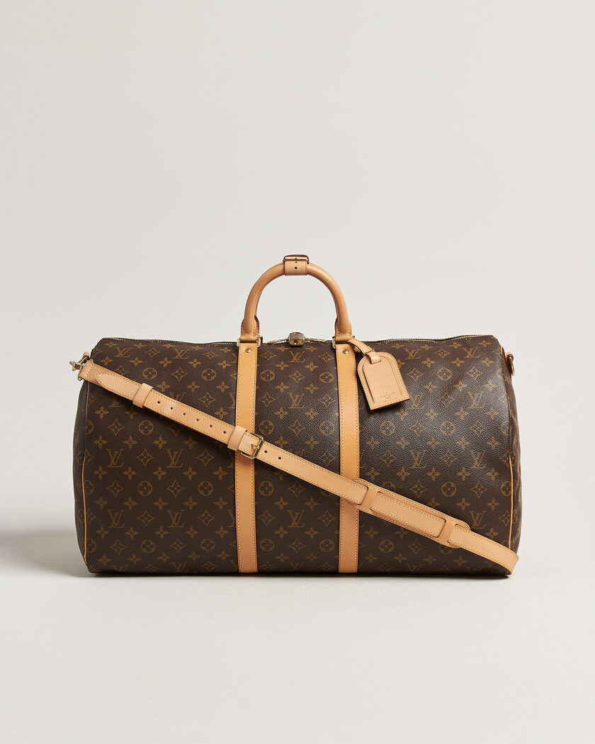 Louis Vuitton Pre-Owned Keepall Bandouliére 55 Monogram – Braun