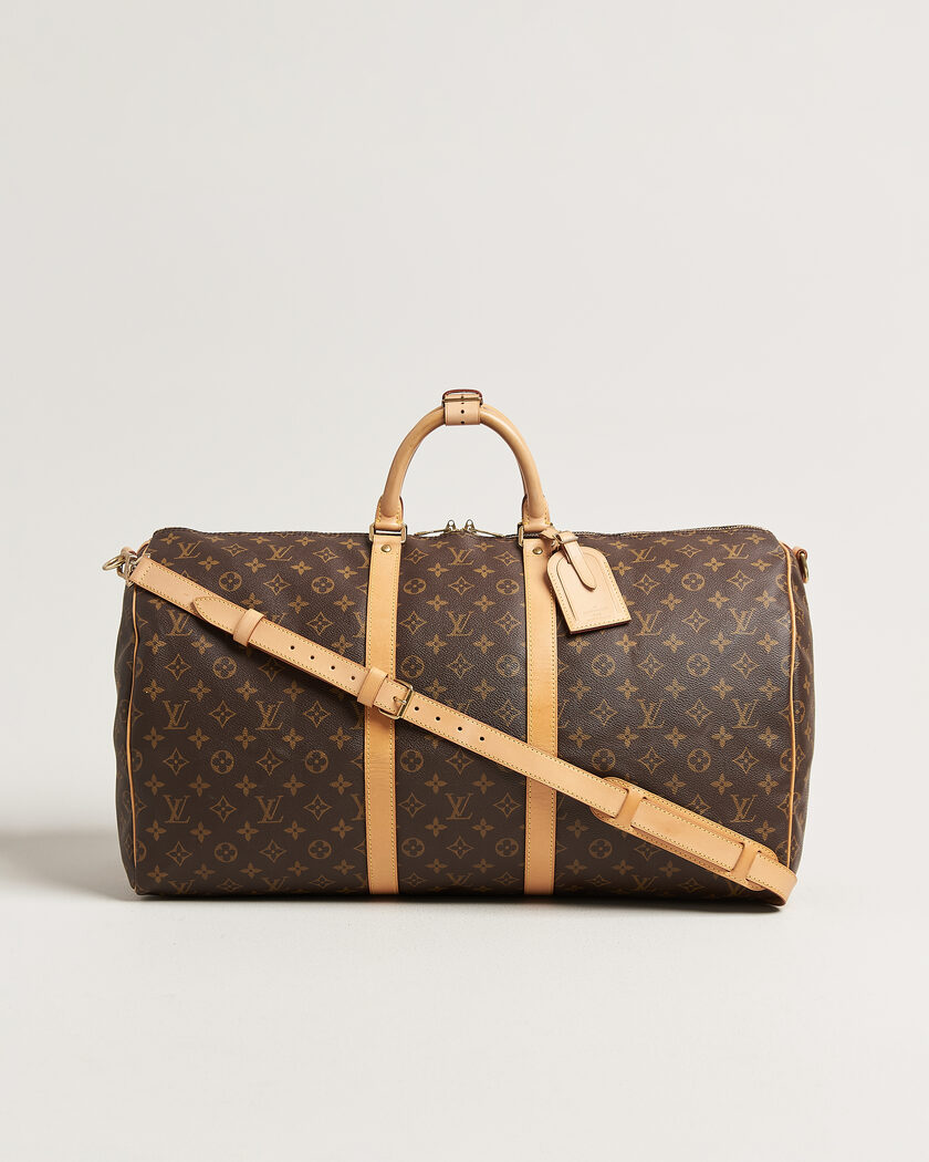 Louis Vuitton Pre-Owned Keepall Bandouliére 55 Monogram – Braun