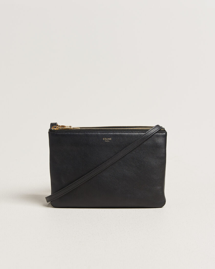 Celine Pre-Owned Trio Bag Small Leather Black – Schwarz