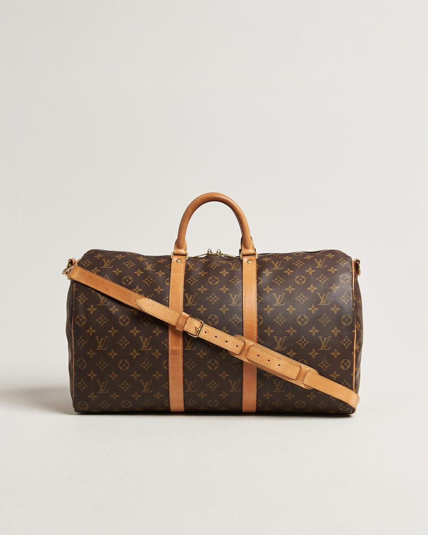 Louis Vuitton Pre-Owned Keepall 50 Bandoulière Monogram – Braun