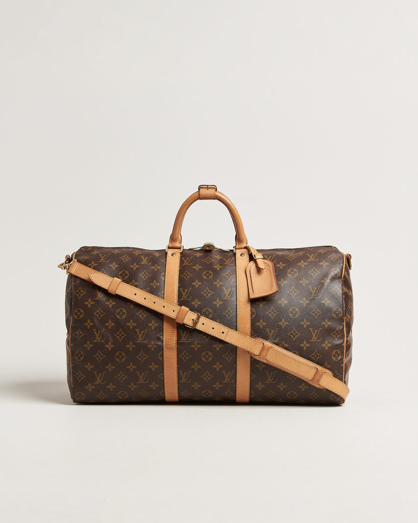 Louis Vuitton Pre-Owned Keepall 50 Bandoulière Monogram – Braun