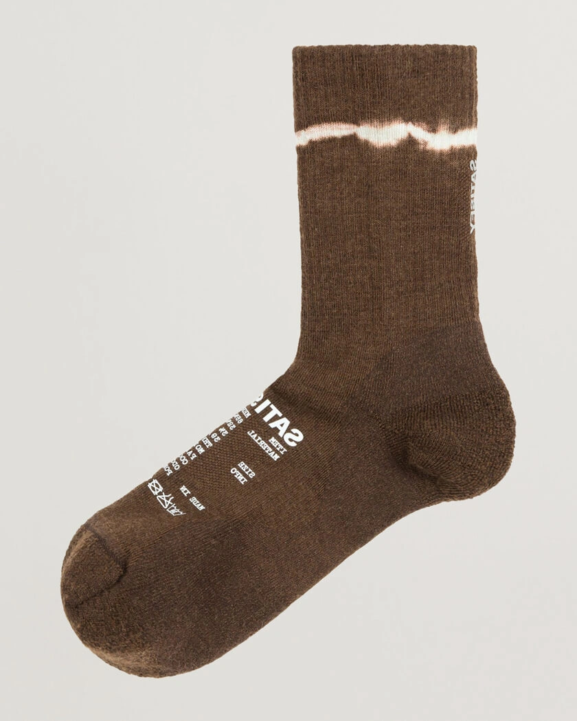 Satisfy Merino Nylon Tube Socks Tie Dye Rocky Road – Braun