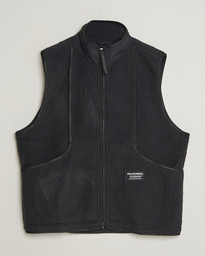 Pas Normal Studios Off-Race Pile Fleece Black – Schwarz