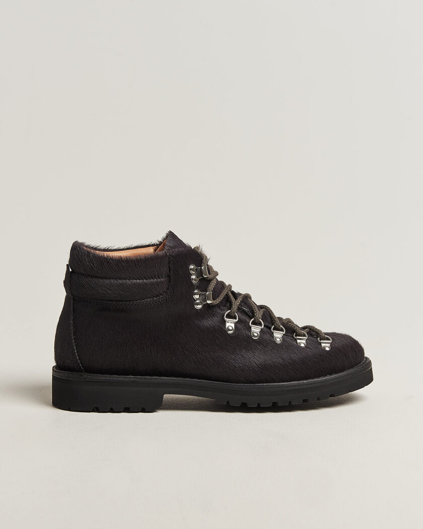 NN07 Fracap M127 Leather Boot Grey Pony – Grau