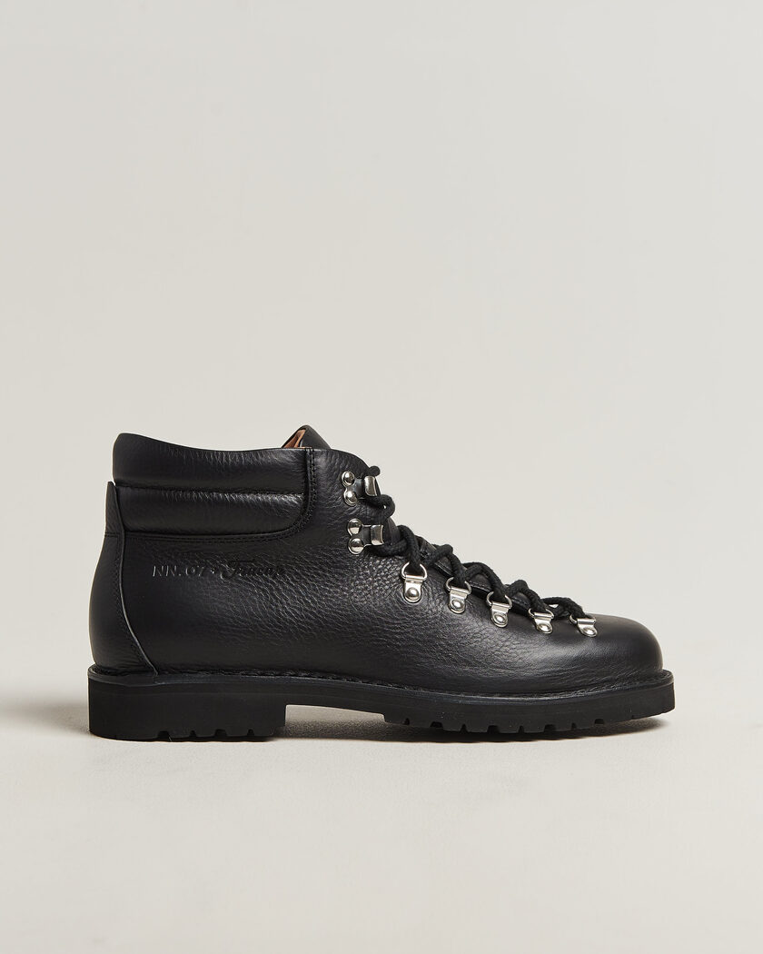 NN07 Fracap M127 Grained Leather Boot Black – Schwarz