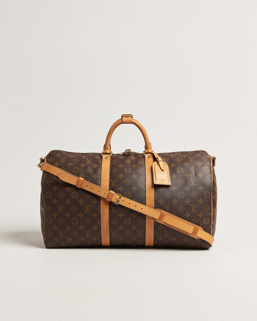 Louis Vuitton Pre-Owned Keepall Bandouliére 50 Monogram – Braun