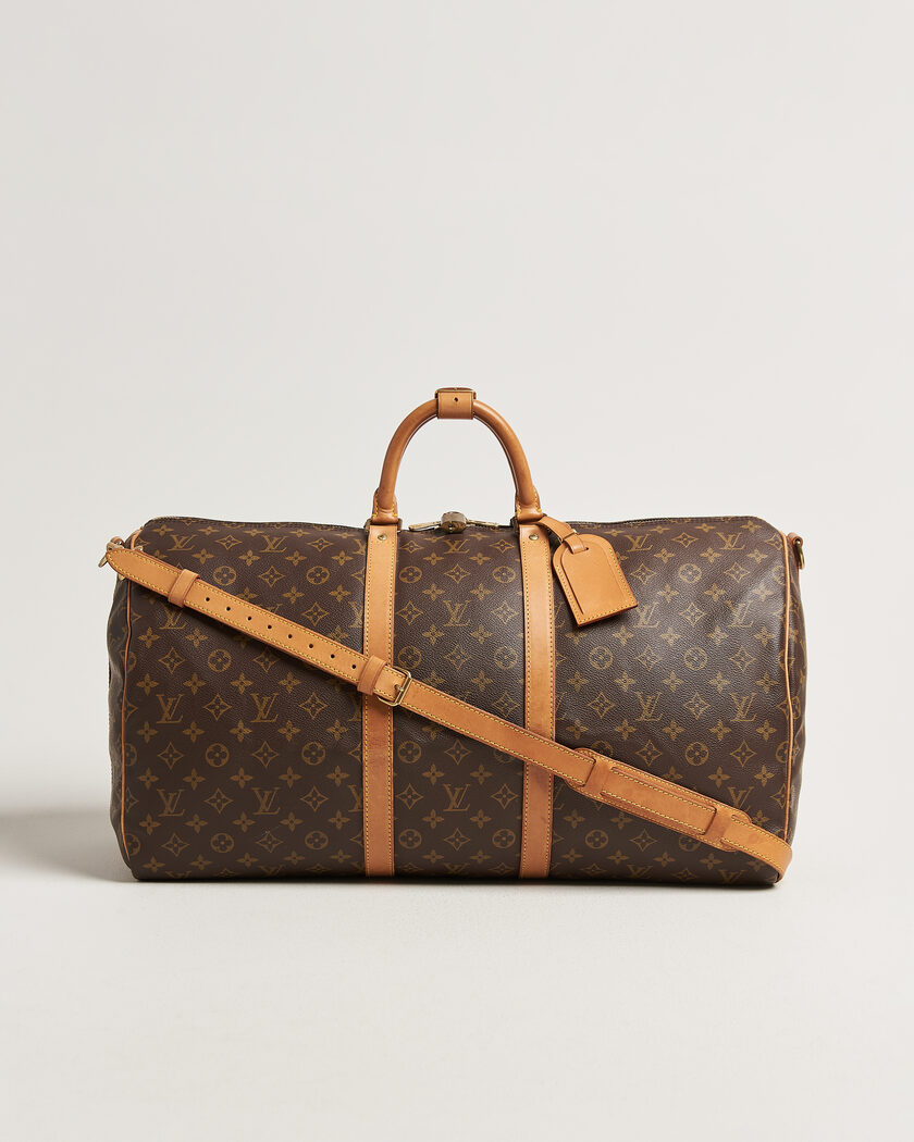 Louis Vuitton Pre-Owned Keepall Bandouliére 55 Monogram – Braun