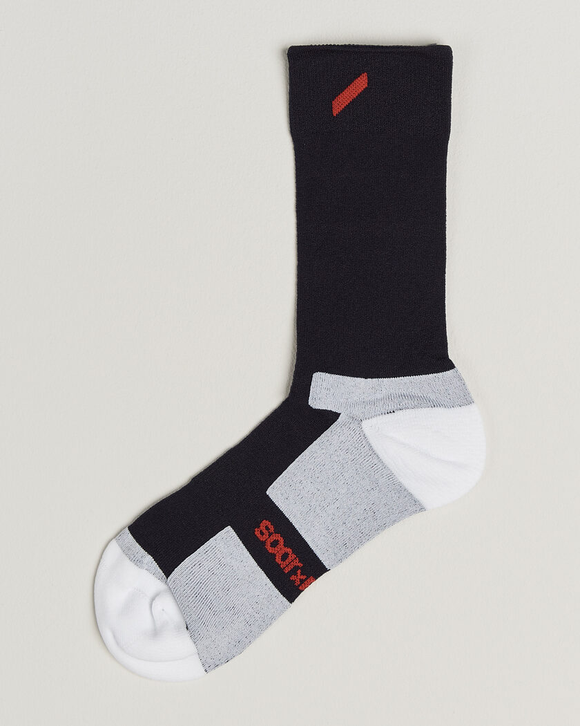 SOAR Running Crew Race Socks Navy/White – Blau