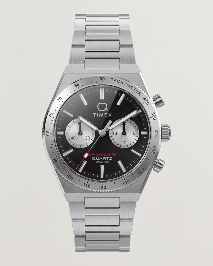  Timex Q Continental Chronograph 36mm Black Dial – Schwarz