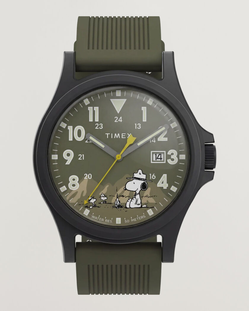 Timex Peanuts x Expedition Acadia 40mm Green Dial – Grün