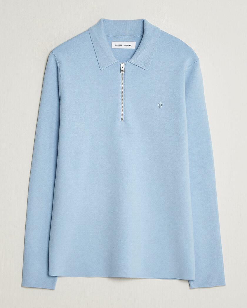 Samsøe Samsøe Matt Half Zip Windsurfer – Blau