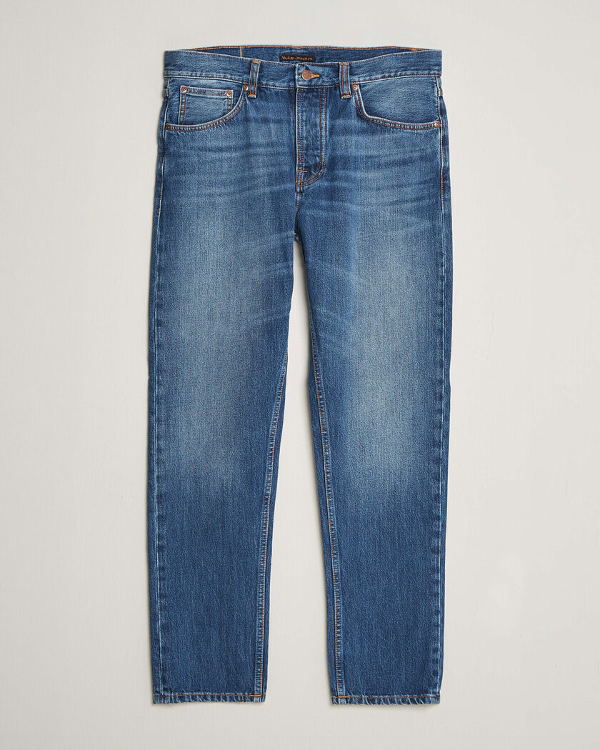 Nudie Jeans Steady Eddie II Jeans Rain River – Blau