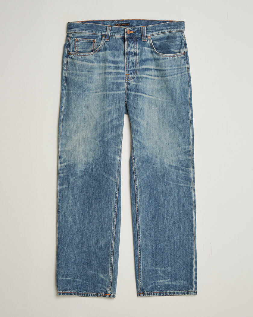 Nudie Jeans Tuff Tony Jeans Silver Tracks – Blau