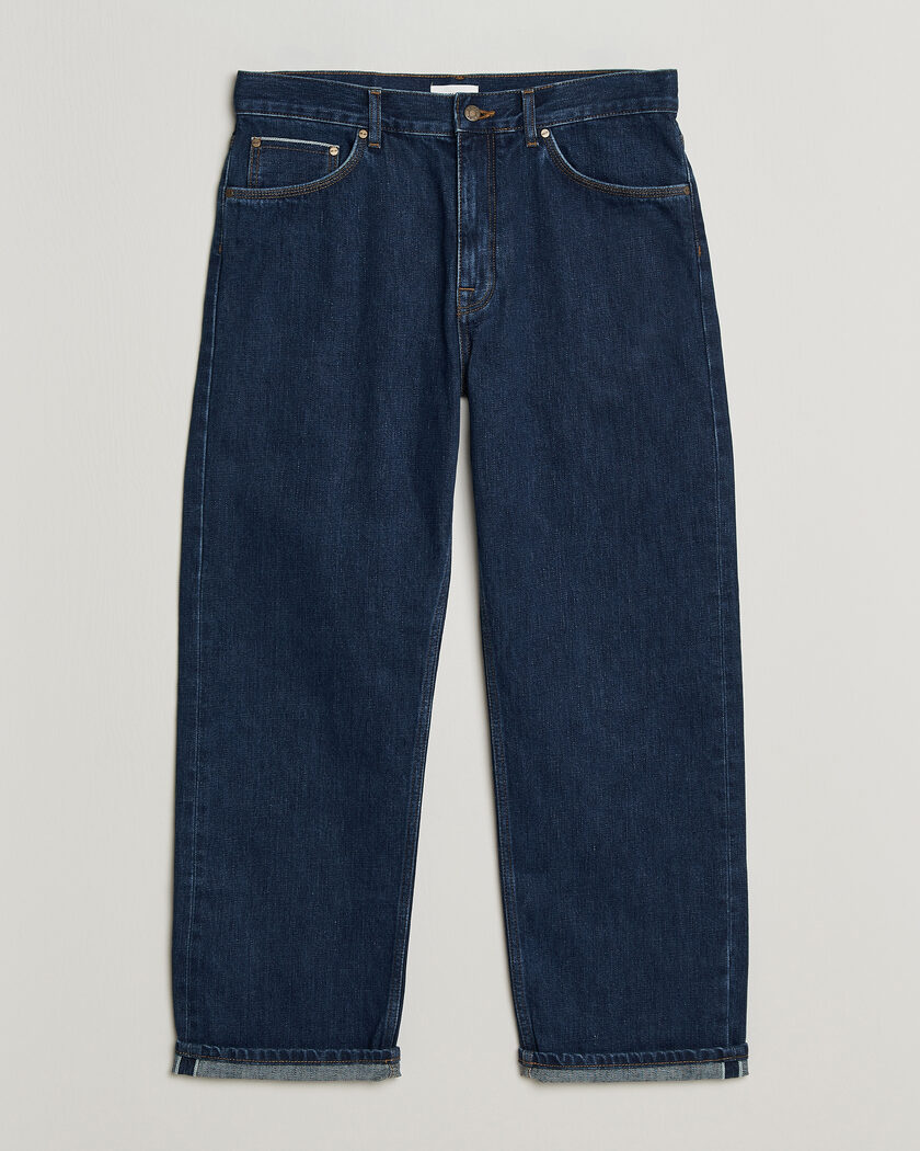 NN07 Otis Relaxed Fit Selvedge Jeans Medium Indigo – Blau