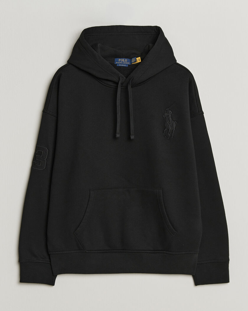 Polo Ralph Lauren Heavy Weight Tonal Pony Hoodie Polo Black – Schwarz