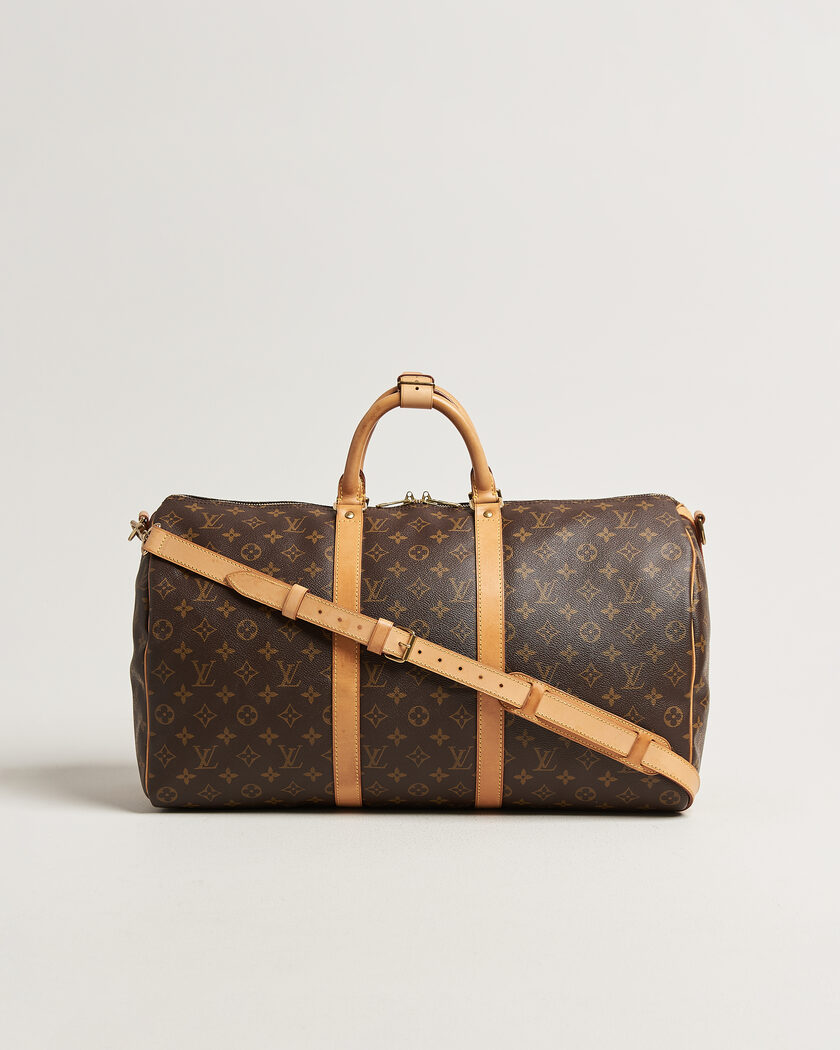 Louis Vuitton Pre-Owned Keepall 50 Bandoulière Monogram – Braun