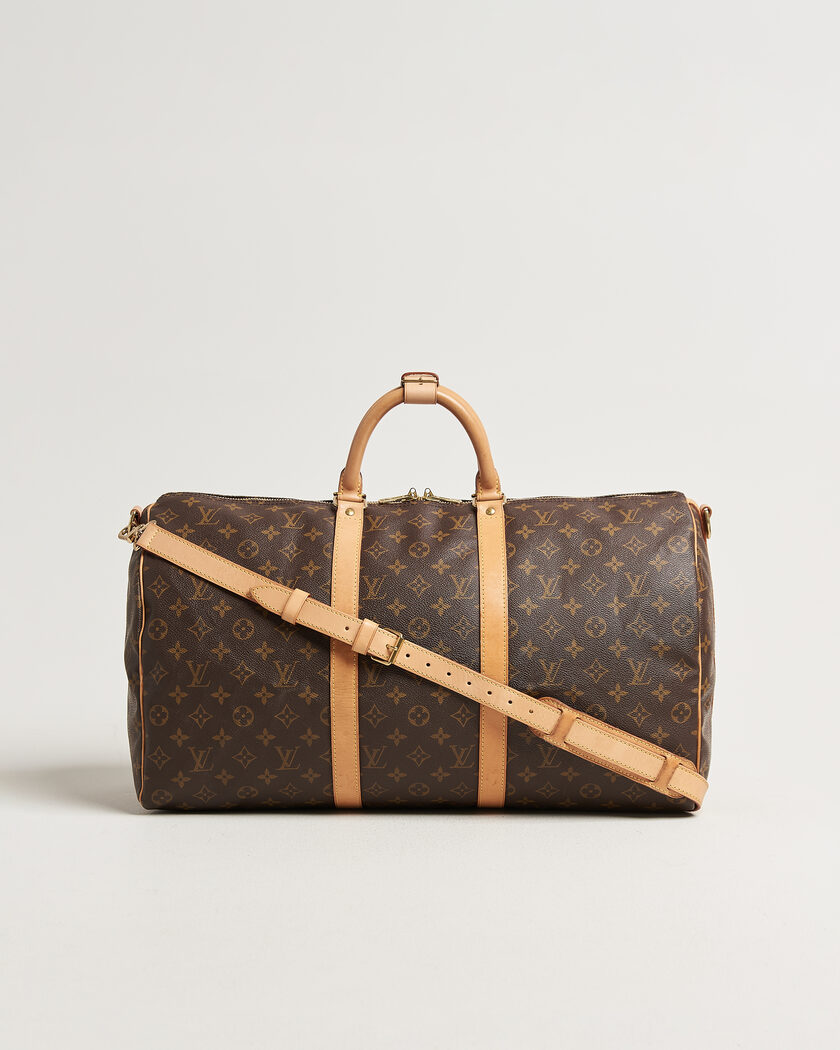 Louis Vuitton Pre-Owned Keepall 50 Bandoulière Monogram – Braun