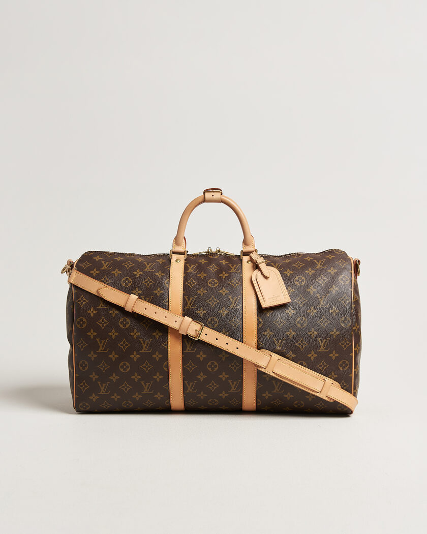 Louis Vuitton Pre-Owned Keepall 50 Bandoulière Monogram – Braun