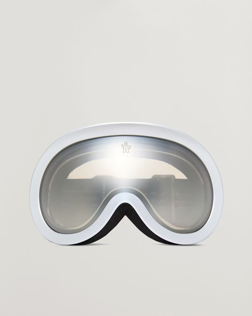 Moncler Lunettes Snowray Ski Googles Shiny Silver – Silber