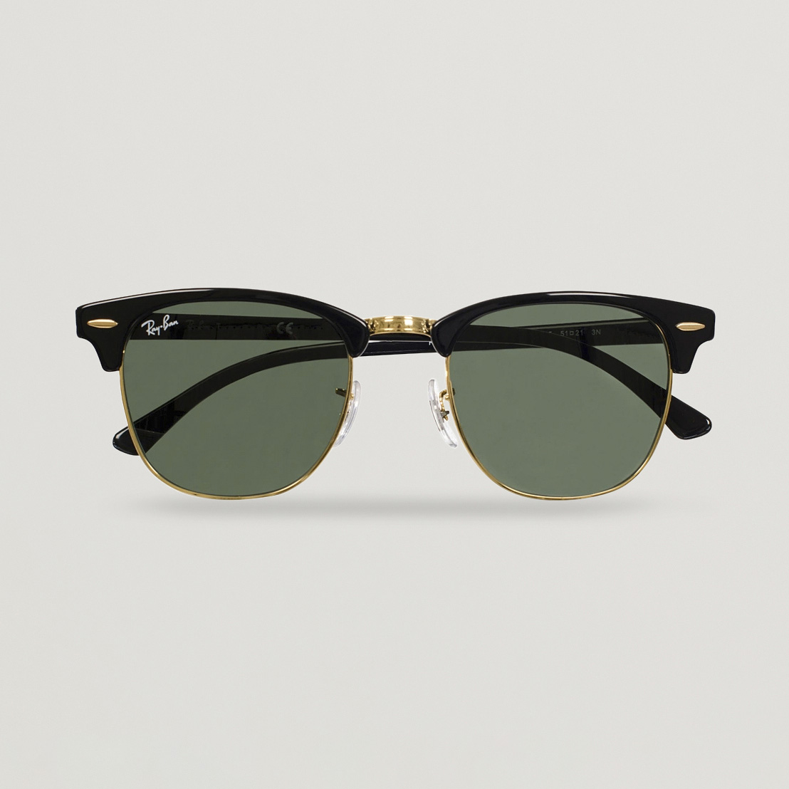 Black and gold clubmaster glasses outlet
