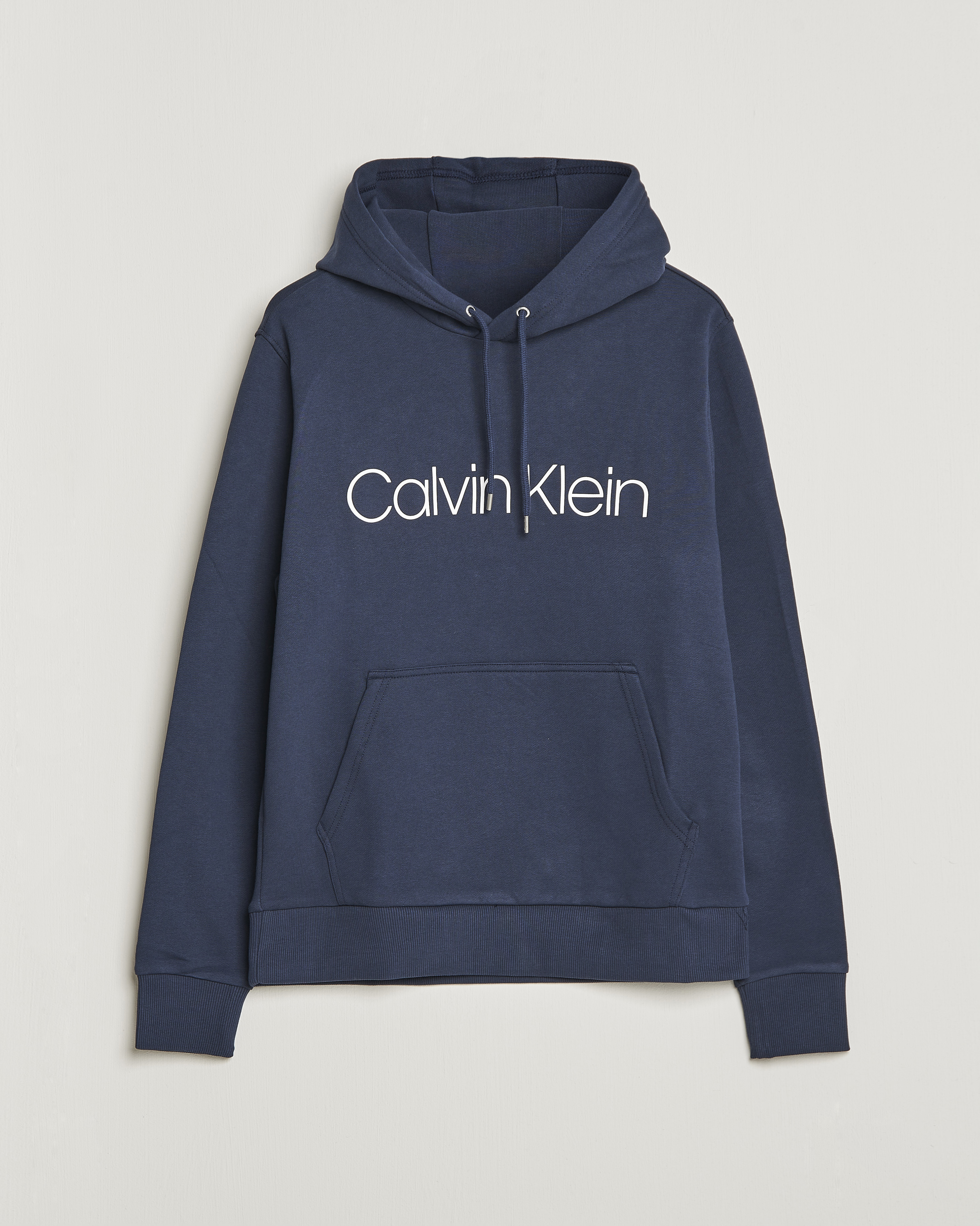 Calvin Klein Front Logo Hoodie Navy bei Care of Carl