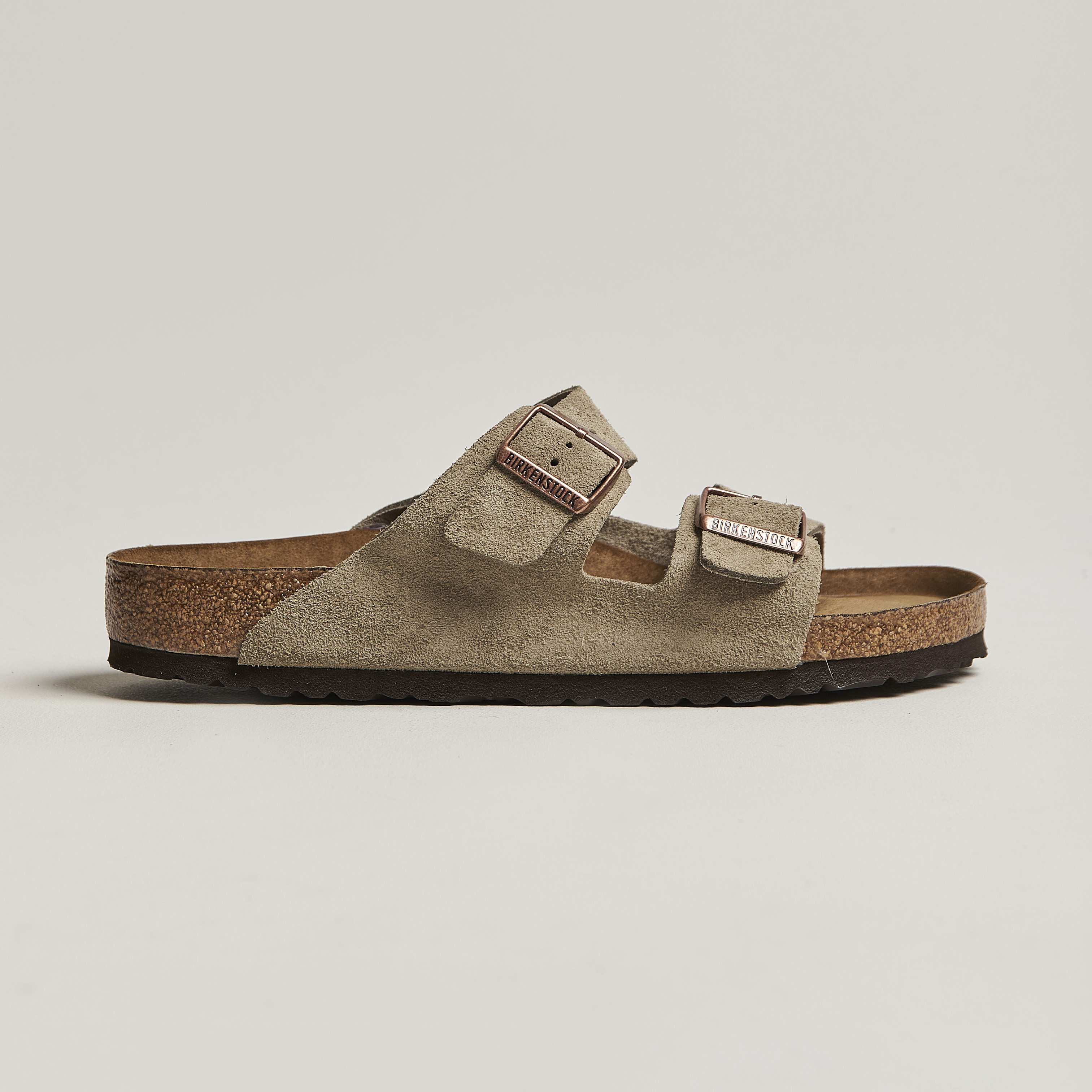 Birkenstock taupe suede top