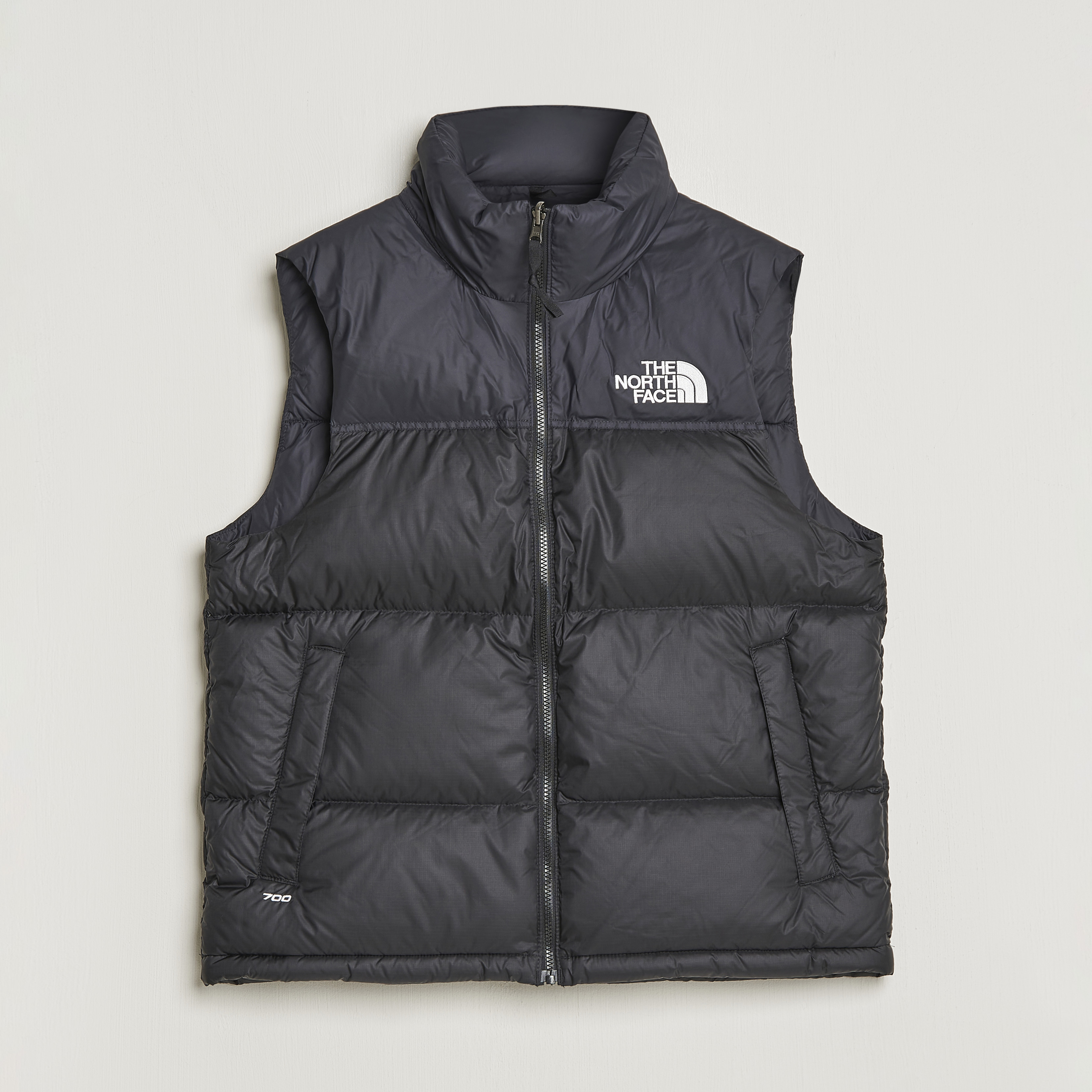 north face black bubble vest