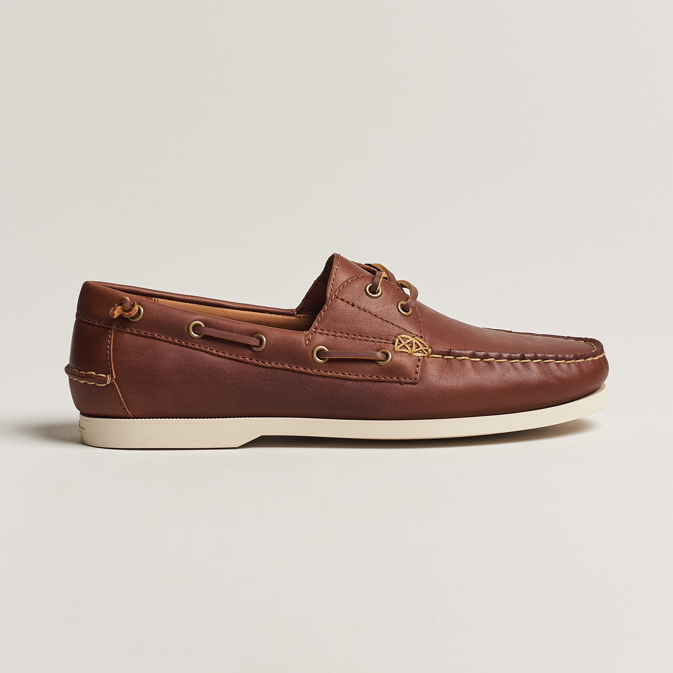 Polo Ralph Lauren Merton Leather Boat Shoe Tan bei Care of Carl