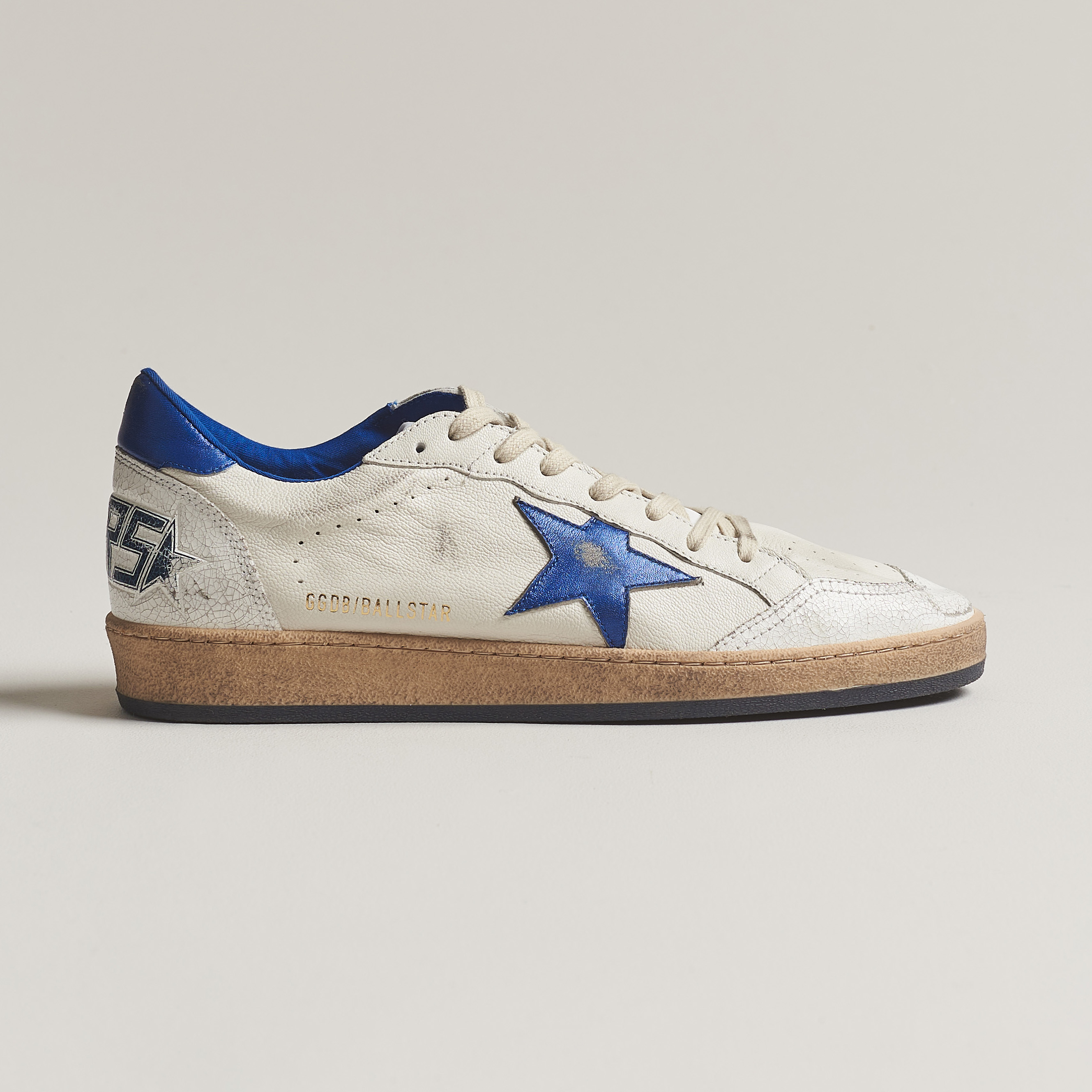 Golden Goose Ball Star Sneakers White Blue bei Care of Carl