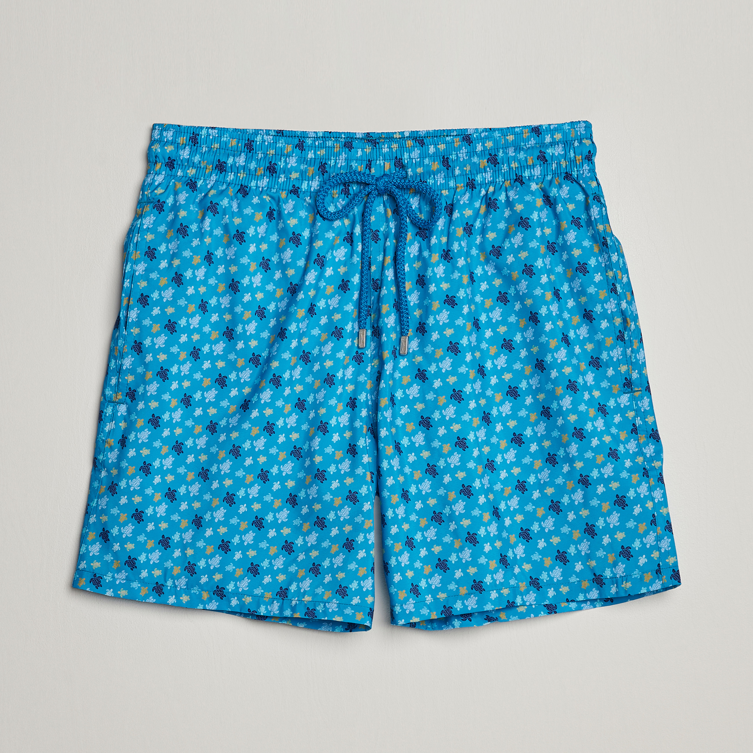 Short De Bain Vilebrequin Taille XL, Bleu à Motif Fleuri, Entrejambe 7" (très Bon état)